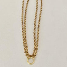 Load image into Gallery viewer, Tiffany style rolo gold chain
