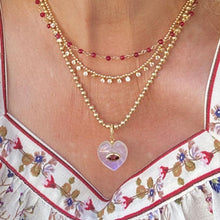 Load image into Gallery viewer, Shaker necklace with cubic zirconia
