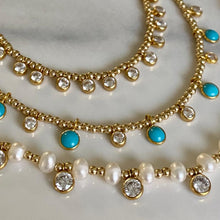 Load image into Gallery viewer, Turquoise shaker necklace
