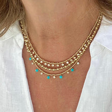 Load image into Gallery viewer, Turquoise shaker necklace
