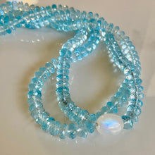 Load image into Gallery viewer, Blue topaz necklace
