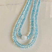 Load image into Gallery viewer, Blue topaz necklace
