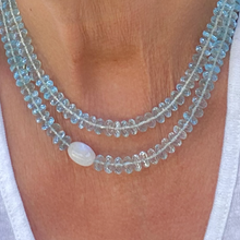 Load image into Gallery viewer, Blue topaz necklace
