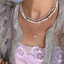 Load image into Gallery viewer, ROSE QUARTZ NECKLACE - GRANDEZZA
