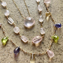Load image into Gallery viewer, ROSE QUARTZ NECKLACE - GRANDEZZA

