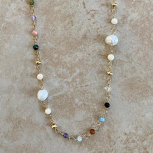 Load image into Gallery viewer, MIXED GEMSTONE NECKLACE - MARA
