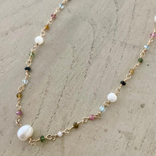 Load image into Gallery viewer, Mixed Gemstone Necklace - Sirena
