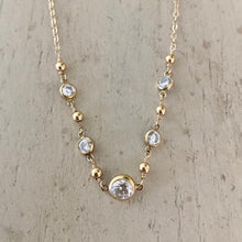 Load image into Gallery viewer, GOLD ZIRCONIA CHOKER - KYLIE
