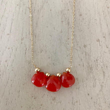Load image into Gallery viewer, CARNELIAN GOLD NECKLACE - MATA
