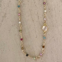 Load image into Gallery viewer, GEMSTONE MIX NECKLACE - ROSA
