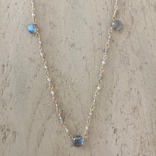 Load image into Gallery viewer, Labradorite Drop Necklace - Delilah
