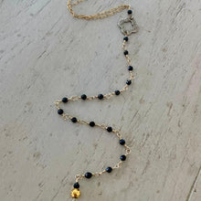 Load image into Gallery viewer, CLOVER NECKLACE WITH GEMSTONES - JEN
