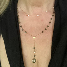 Load image into Gallery viewer, PYRITE LARIAT NECKLACE - STAR
