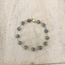 Load image into Gallery viewer, LABRADORITE ROSARY BRACELET
