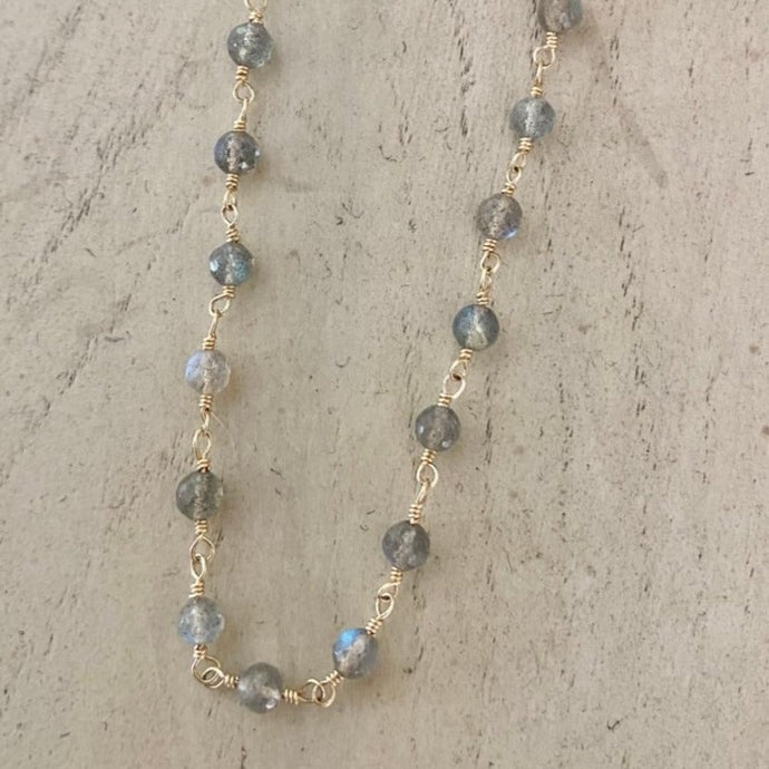 LABRADORITE NECKLACE - AURA