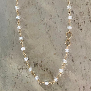 Crystal Necklace - Infinity