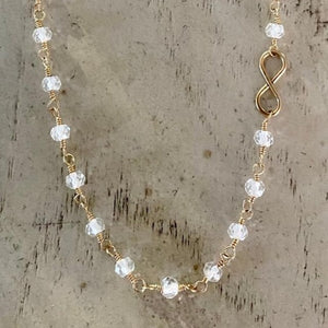 Crystal Necklace - Infinity