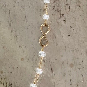 Crystal Necklace - Infinity