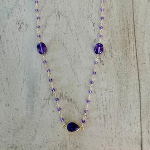 Amethyst Necklace - Tina