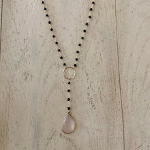 Load image into Gallery viewer, BLACK SPINEL NECKLACE - ROSADA
