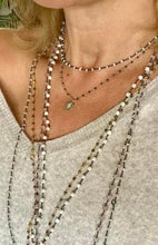 Load image into Gallery viewer, BLACK SPINEL NECKLACE - NORTH STAR
