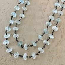 Load image into Gallery viewer, AQUAMARINE BEADS NECKLACE - FLORENCE
