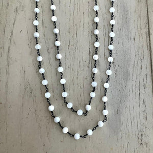 Mother of Pearl Necklace- Nara