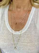 Load image into Gallery viewer, PEARL CRYSTAL NECKLACE - BRIGITTE
