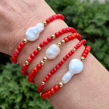 Load image into Gallery viewer, RED CORAL BEADS MIX
