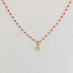 CORAL NECKLACE - LEYLA