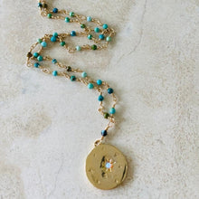 Load image into Gallery viewer, TURQUOISE NECKLACE - STARRY NIGHT
