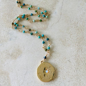 TURQUOISE NECKLACE - STARRY NIGHT
