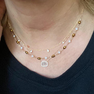 Hematite Necklace _ Goldie