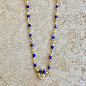 LAPIS HEART NECKLACE - CORAZON
