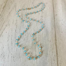 Load image into Gallery viewer, APATITE BEADS NECKLACE - OCEANA
