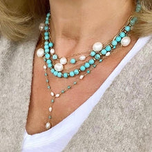 Load image into Gallery viewer, TURQUOISE NECKLACE - ADELE
