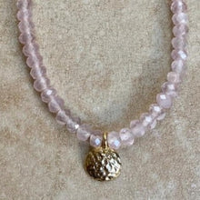 Load image into Gallery viewer, ROSEQUARTZ NECKLACE - ALLY
