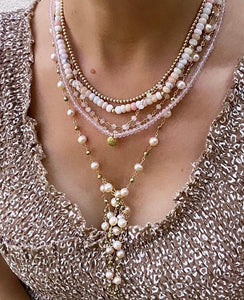 ROSEQUARTZ NECKLACE - ALLY