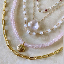 Load image into Gallery viewer, ROSEQUARTZ NECKLACE - ALLY
