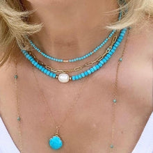 Load image into Gallery viewer, TURQUOISE NECKLACE - ISLA
