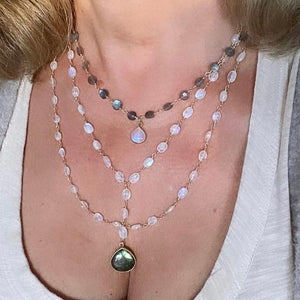 LABRADORITE NECKLACE - CADIZ