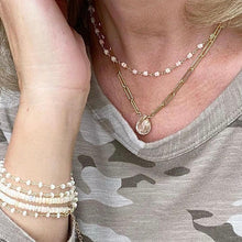 Load image into Gallery viewer, GOLD QUARTZ NECKLACE - ORO
