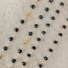 Load image into Gallery viewer, BLACK SPINEL NECKLACE - DODI
