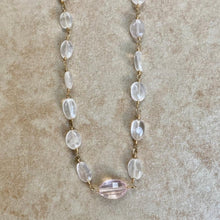 Load image into Gallery viewer, Rose Quartz Necklace - Dora
