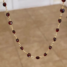 Load image into Gallery viewer, Garnet Necklace - Scarlet
