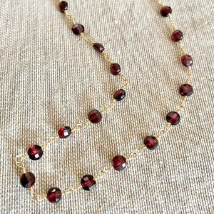 Garnet Necklace - Scarlet