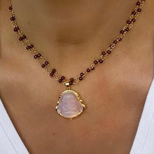 Load image into Gallery viewer, GARNET NECKLACE - SCARLET

