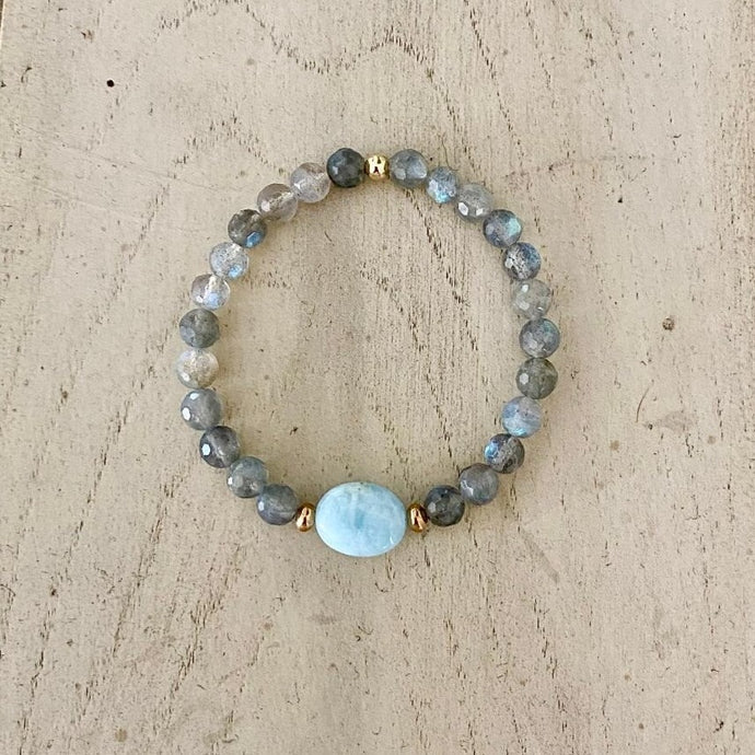 LABRADORITE BRACELET - AQUA