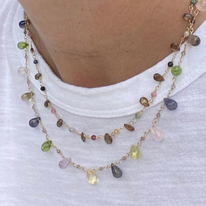 Quartz Pendant Necklace - Smoky
