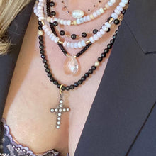 Load image into Gallery viewer, BLACK SPINEL NECKLACE - TARA
